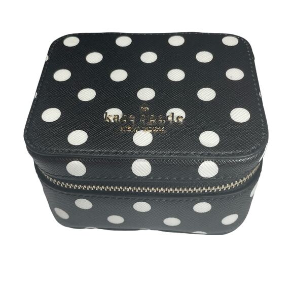Kate Spade Cheers Boxed Jewelry Holder Charming Dot New - Picture 6 of 10